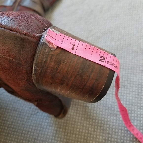 FREEBIRD Siera Red Suede Heel Boot - Picture 7 of 9